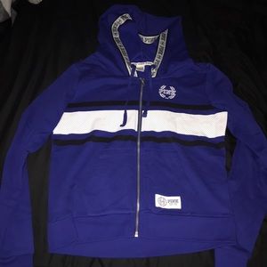 Pink size large zip up hoodie. Washed, never worn!